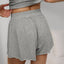 Organic Pima Wide Leg Short - Grey - LUNYA - Living with Ivey
