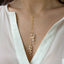 Pearl Dust Tie Necklace - Christine Elizabeth Jewelry - Living with Ivey
