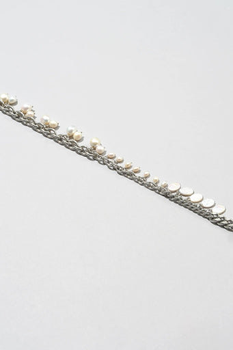 Pearl Mixed Metal Wristlet - Ossa - Living with Ivey