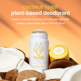 Plant & Probiotic Deodorant - Coconut Coast Scent - Hume Supernatural - Living with Ivey