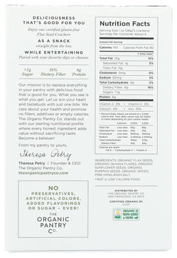 Rosemary Flaxseed Crackers - The Organic Pantry Co. - Living with Ivey