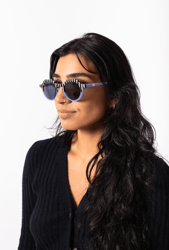 SARDINE - Georgie - PoolBoy Blues Sunglasses - SARDINE - Living with Ivey