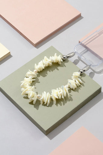 Shell Stacked Pearl Wristlet Set - Ossa - Living with Ivey