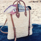 Straw Bag Backpack French Baskets - French Baskets - Living with Ivey