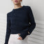 Textured Cotton Shrunken Crew Neck - LUNYA - Living with Ivey
