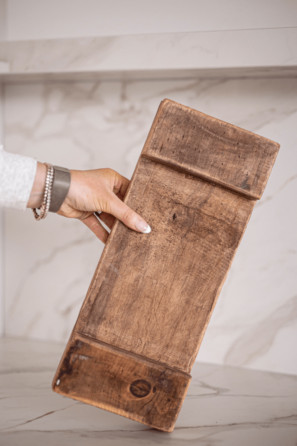 Trivet Riser Solid Elm Wood - Thumbnail 5