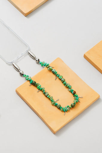 Turqoise Stone and Fringe Wristlet - Ossa - Living with Ivey