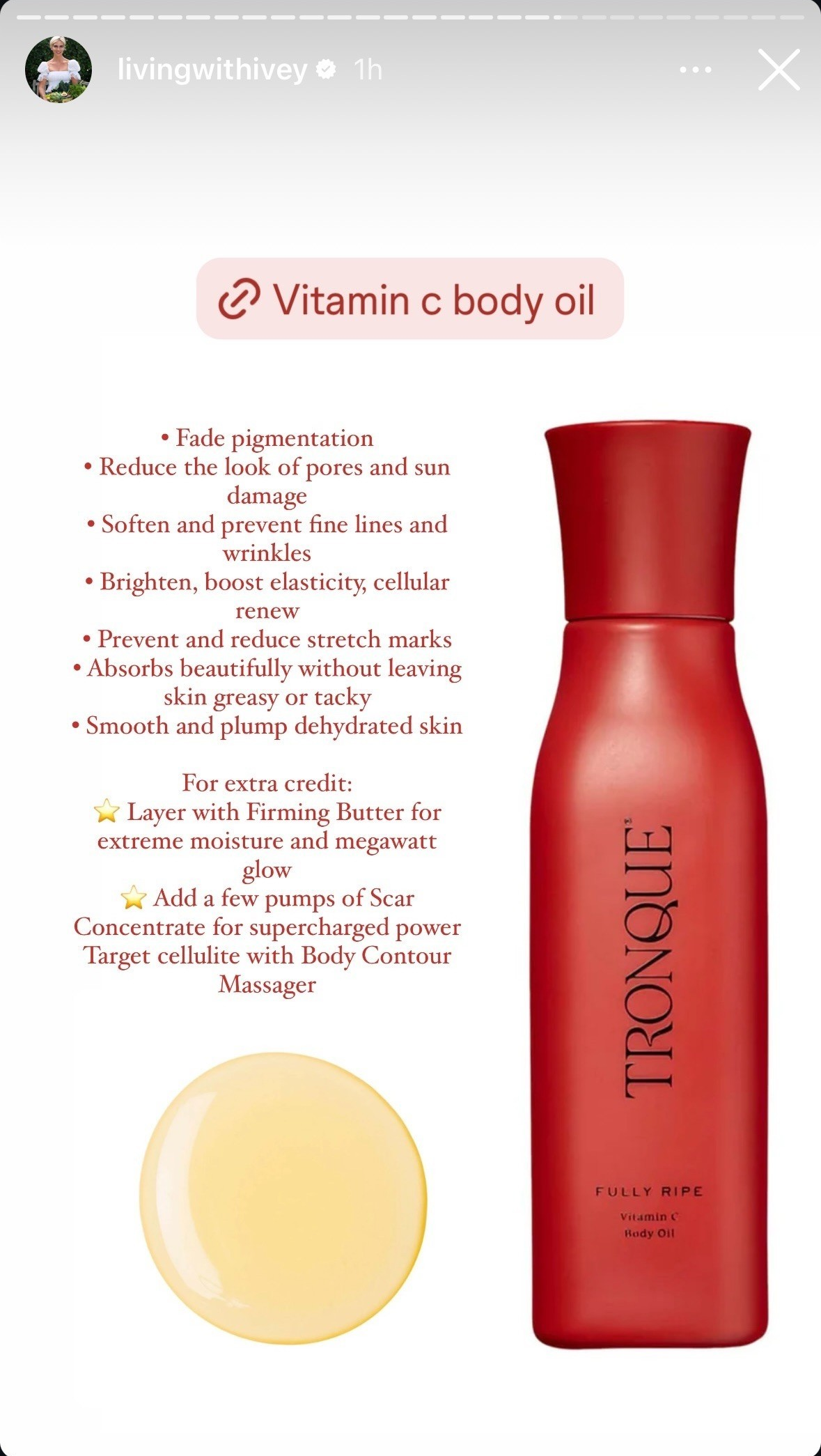 Vitamin C Body Oil