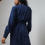 Washable Silk Long Robe | Deep Blue - LUNYA - Living with Ivey