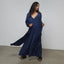 Washable Silk Long Robe | Deep Blue - LUNYA - Living with Ivey