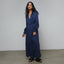 Washable Silk Long Robe | Deep Blue - LUNYA - Living with Ivey