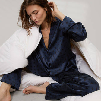 Washable Silk Long Sleeve Pant Set - LUNYA - Living with Ivey