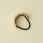 Wide Metal Cuff Hair Tie | Gold - nar'sha - Living with Ivey