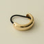 Wide Metal Cuff Hair Tie | Gold - nar'sha - Living with Ivey