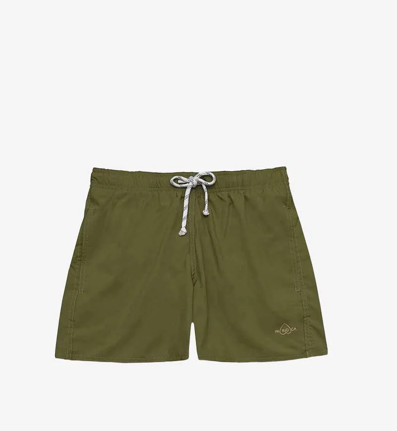 Military Green Swim Trunks